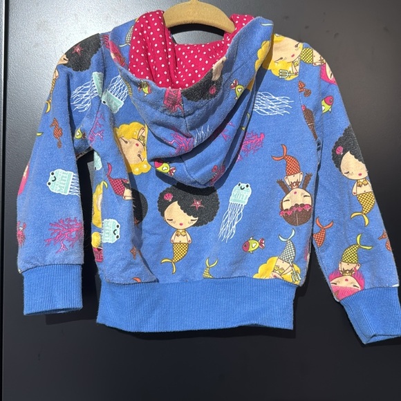 Girls size 12 mths | Mermaid hoodie - Picture 3 of 5